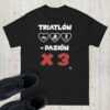 Camiseta hombre Triatlón Pasión por tres