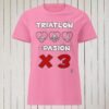 Camiseta mujer Triatlón Pasión por tres - Imagen 2