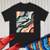 Camiseta pasión unisex Natación arte y colores