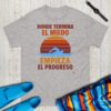 Camiseta unisex Donde termina el miedo - Claro - Imagen 2