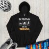 Sudadera con capucha pasión hombre Triatlón es mi terapia