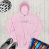 Sudadera con capucha unisex pasión Mi corazón late por el triatlón - Imagen 7