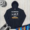 Sudadera con capucha pasión hombre Triatlón es mi terapia - Imagen 3