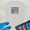Camiseta unisex algodón ligero Técnica de natación - Claro - Imagen 2