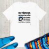 Camiseta unisex algodón ligero Técnica de natación - Claro