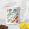 Taza blanca brillante Natación arte y colores 325 a 590 ml - Imagen 2