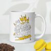 Taza blanca brillante Sé la energía que deseas atraer 325 a 590 ml