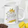 Taza blanca brillante Sé la energía que deseas atraer 325 a 590 ml - Imagen 3